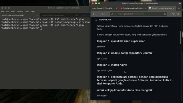 Belajar instalasi web server nginx, database mysql, dan php7 смотреть онлайн