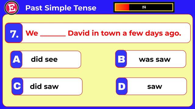 Past Simple Tense : How well is Your English? Take This Grammar Test! смотреть онлайн