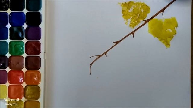 КАК НАРИСОВАТЬ ОСЕННИЕ ЛИСТЬЯ осенними листьями!рисуем осень,необычный способ,рисование листьями/ИЗ смотреть онлайн