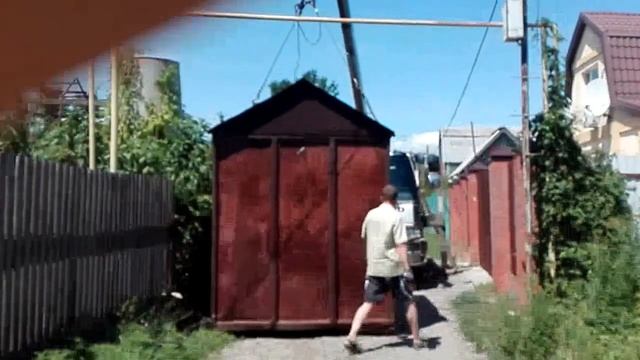 Бытовка на участок не пролазит под газовой трубой ч1 смотреть онлайн