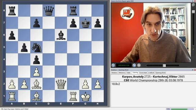 Anatoly Karpov - Viktor Korchnoi, Baguio 1978 Game 8 смотреть онлайн