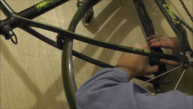 Замена тормозных колодок Shimano Disc Brake Pads B01S на велосипеде Stels Navigator 760D смотреть онлайн