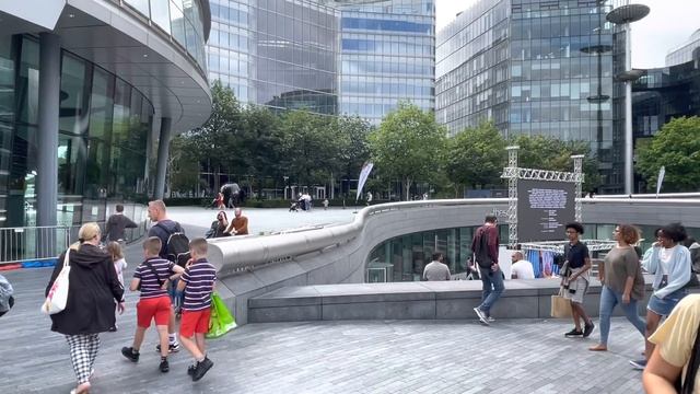 London Summer Walking Tour| Tower of London, Tower Bridge to London Bridge Station- Sep 2021[4K HDR смотреть онлайн