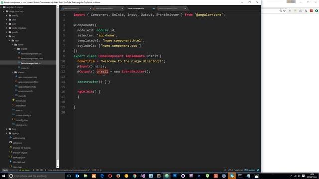 Angular 2 Tutorial #15 - Custom Event Binding (& @Output) смотреть онлайн