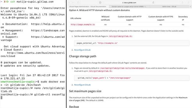 How to Enable GitLab Pages for GitLab CE and EE смотреть онлайн