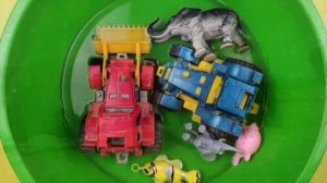 Учим Животных на английском Динозавр Корова Собака Тигр Развивающие Мультики для Детей