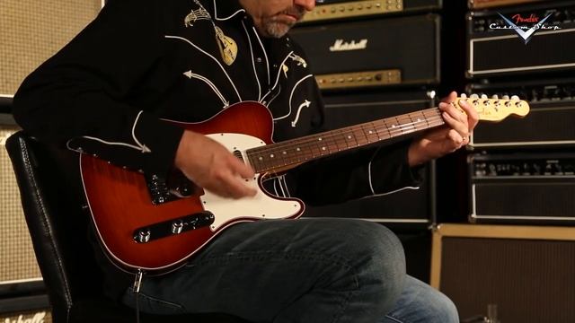 Fender Custom Shop 2015 NAMM Collection Flame Maple Top American Custom Telecaster • SN: CZ524451 смотреть онлайн