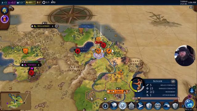 Civilization VI - Gilgabro's Glory : Episode 1 - The Rise Of Sumeria смотреть онлайн