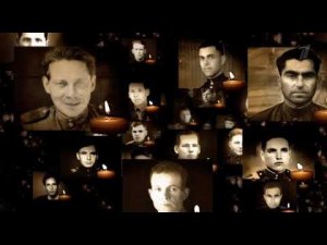 Светлой памяти павших против фашизма. Минута молчания (Первый канал +5, 9.05.2024)