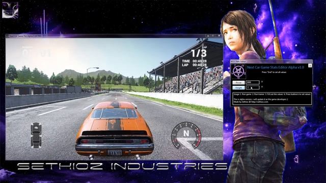 STATS EDITOR TRAINER for Next Car Game (NCG Alpha) смотреть онлайн
