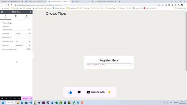 Wordpress Registration Form without Username & Password | Crocoblock JetEngine | Elementor смотреть онлайн