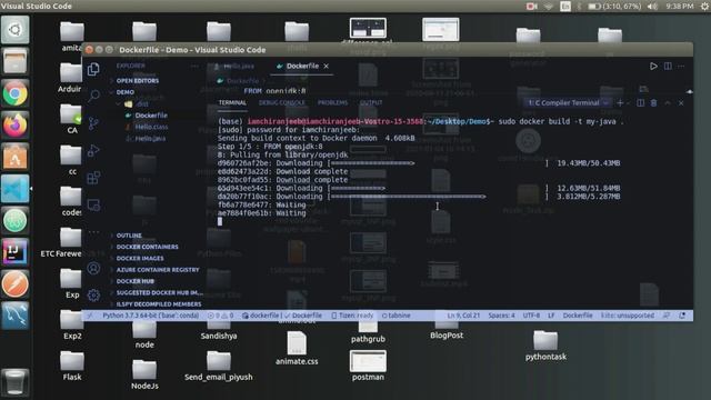 Dockerize Java Program | Java Program in Docker Container смотреть онлайн