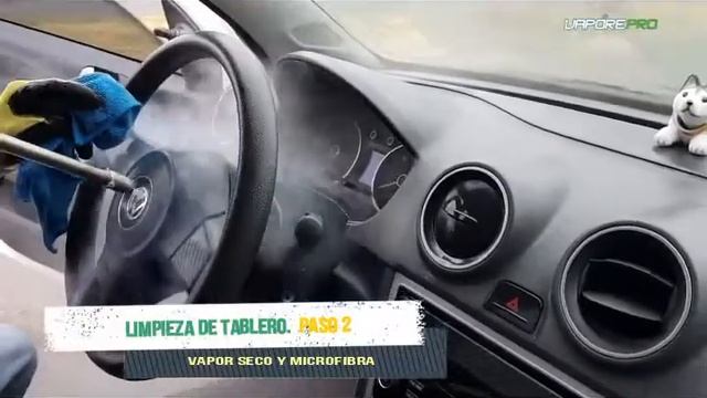 Limpieza de tablero de autos | Vapore Pro смотреть онлайн