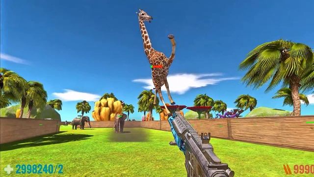 FPS DEATH RUN JUNGLE with ALL WEAPONS & HP Bar - Animal Revolt Battle Simulator ARBS смотреть онлайн