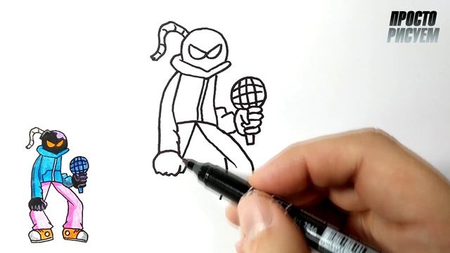 Как нарисовать УИТТИ из игры Friday Night Funkin смотреть онлайн