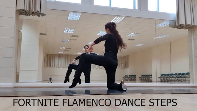 Learn FORTNITE FLAMENCO DANCE in less than 2 minutes! - Real life Flamenco dancer смотреть онлайн