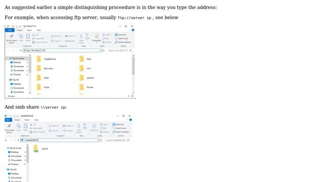 Determine SMB vs FTP on Windows смотреть онлайн