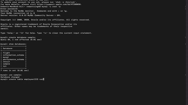 MYSQL DDL Commands смотреть онлайн