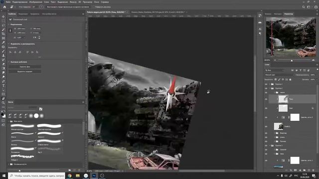 Создание Арта ПОСЛЕДНИЙ ШАНС - Photoshop Speed Art смотреть онлайн