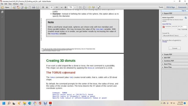 AUTOCAD AUTODEESK 2013 3D DRAFTING AND DESIGN CHAPTER 7 SOLIDS AND SURFACE EDITING смотреть онлайн