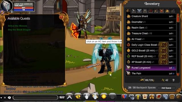 How to get Oracle Class in AQ Worlds + How to Gain gold fast смотреть онлайн