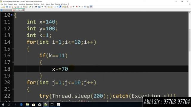 snake and ladder game in java in hindi part 6 смотреть онлайн