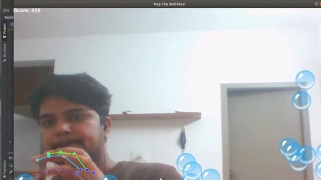 Virtual Bubble Pop game using OpenCV | Python | MediaPipe. смотреть онлайн