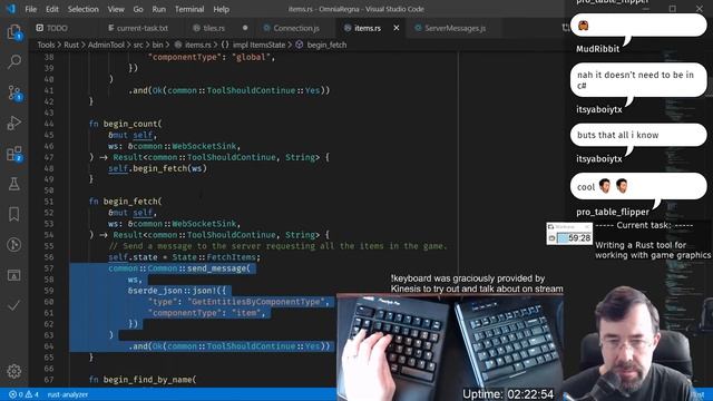 0408 [ C++/Rust ] -- New keyboard reveal, then database work смотреть онлайн