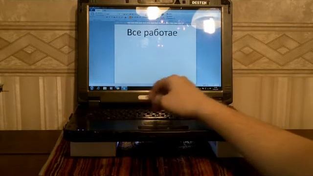 Краш-тест ноутбука Desten S864 смотреть онлайн