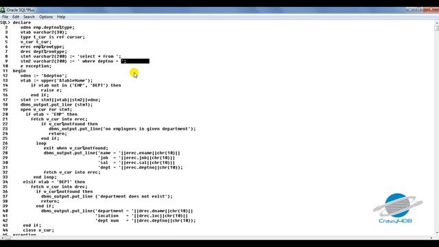 PL/SQL Weak Ref Cursor in Oracle Database - PL/SQL Tutorial - Ref Cursor in Oracle смотреть онлайн