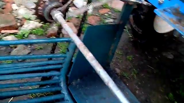 Мотоблок Нева картофелекапалка - пробный пуск. смотреть онлайн