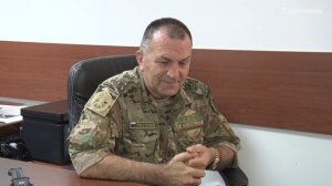 Интервью полковника Российской армии Османа Тажудинова о службе его полка на передовой 04.10.2023