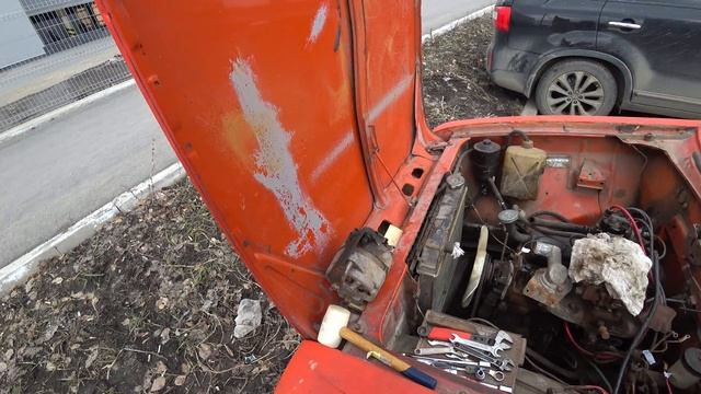 Москвич. Москвич 426. Москвич мой остаётся без генератора, забираю домой на диффектовку. смотреть онлайн