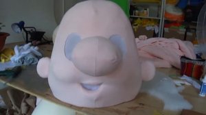 Как я шила голову ростовой кукле Карлсон и в конце готов обзор