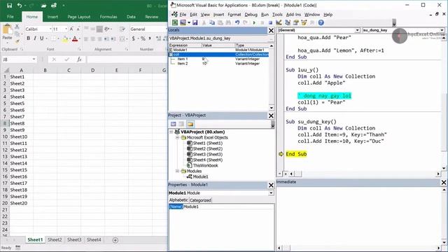 VBA Excel | Bài 8.4 смотреть онлайн