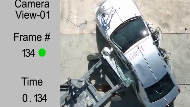 Crash Test 2012 - Cadillac CTS / CTS Sports Wagon (Side Impact) NHTSA смотреть онлайн