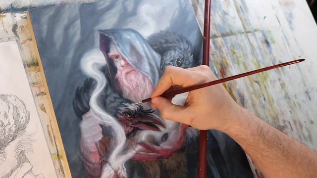 Viking Oracle Deck - Odin as Shaman Card смотреть онлайн