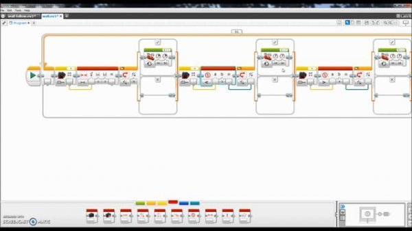 "LEGO Mindstorms EV3 Wall Following Robot & Program!!!!"