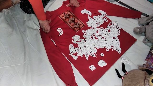 4.3. Блуза - кардиган в стиле ирландских кружев. Урок 3 смотреть онлайн