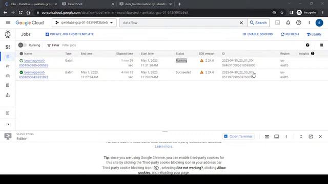 ETL Processing on Google Cloud Using Dataflow and BigQuery смотреть онлайн