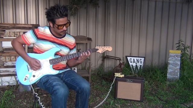 Legend Brand Strat With Wilkinson Pickup + Boss SD-1 + Kustom Sienna 16 Guitar Amp смотреть онлайн