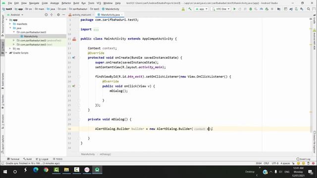 how to create alert dialog box android studio смотреть онлайн
