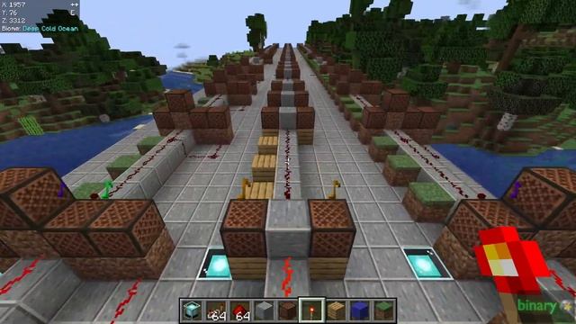 東方 - The Maid and the Pocket Watch of Blood - Touhou Minecraft note block song смотреть онлайн