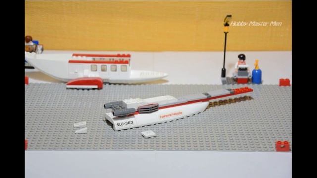 Китайский конструктор Sluban вертолёт SLB-363 H-Personal Helicopter аналог Lego смотреть онлайн