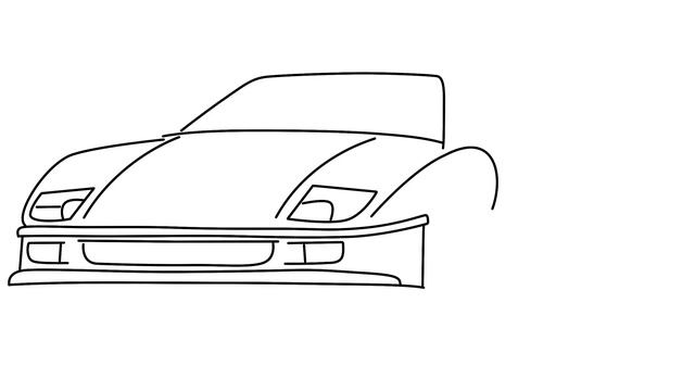 How to draw classic ferrari f40 step by step for beginners | How to draw ferrari f40 | Draw Ferrari смотреть онлайн