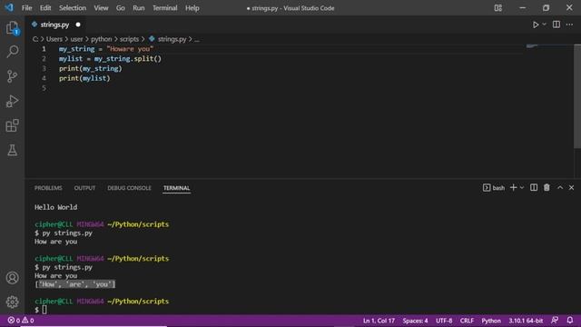 How to Use Strings in Python - Convert Strings Into a Python List смотреть онлайн