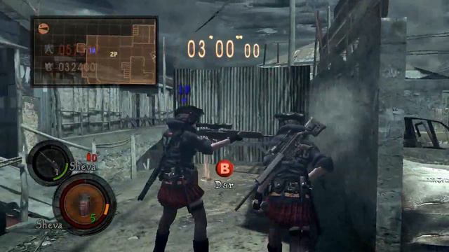Resident evil 5 versus team survivors P.A. (helena RPD) w/ mangakagirl M6 смотреть онлайн