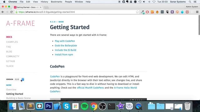 A-Frame WebVR Tutorial 1 - Setting Up смотреть онлайн