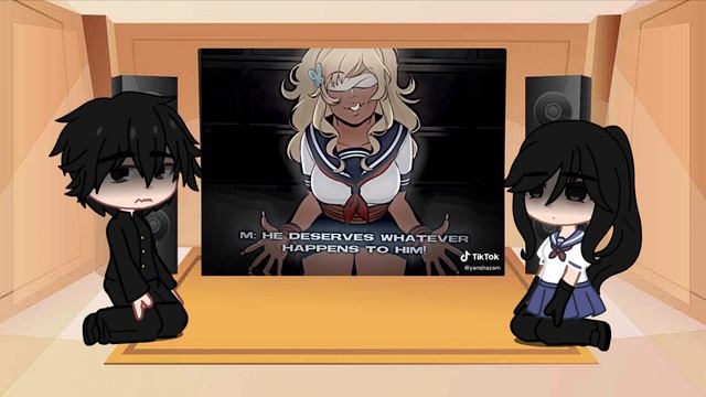 Yandere simulator react to TikTok [❣] // [Eng] смотреть онлайн