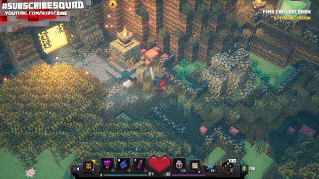 SOGGY CAVE: How to Unlock Soggy Swamps Secret Level - Minecraft Dungeons Secrets смотреть онлайн